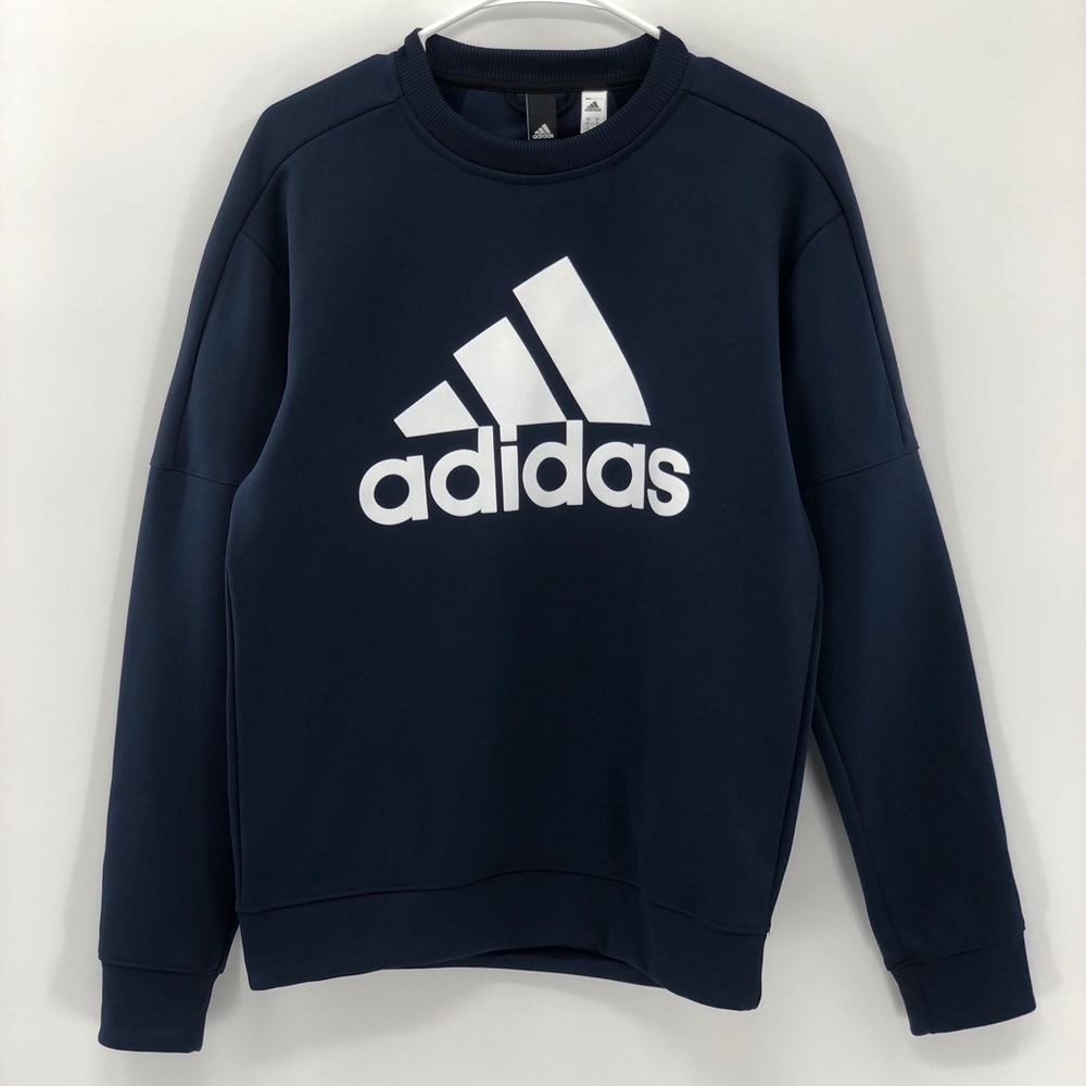 Adidas Long Sleeve “Navy Blue’ Pullover Men’s Size Small